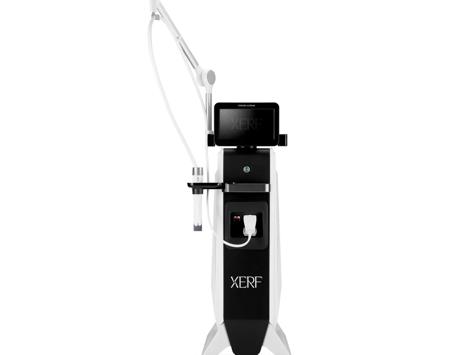 Cynosure Lutronic XERF monopolar radiofrequency system with touchscreen, handpiece and articulated support arm